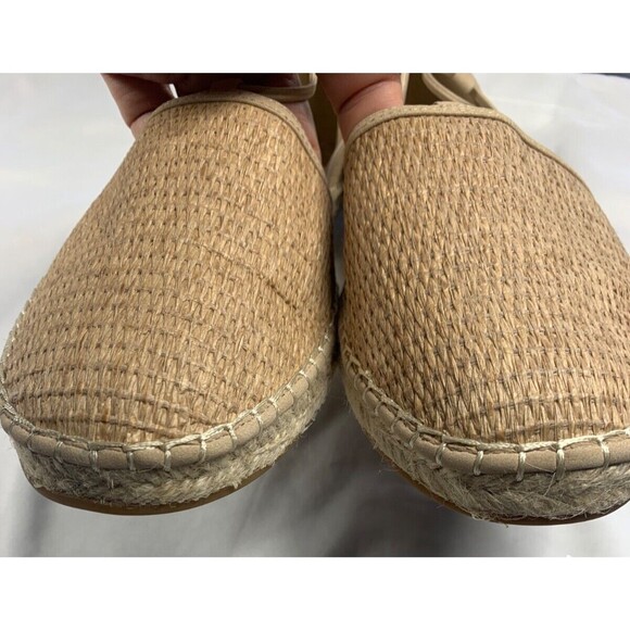 Eileen Fisher Lee Raffia Ballerina Espadrille Flat Shoes Womens 10 Natural NEW - Picture 11 of 12